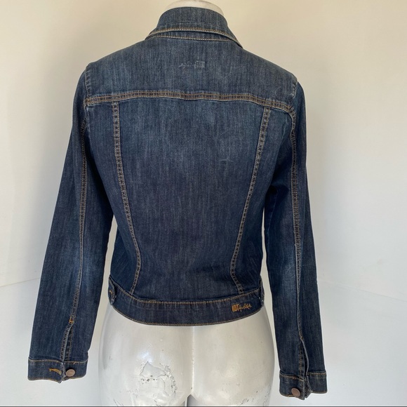 Kut From The Kloth Button Front Denim Jean Jacket Med/ Large Blue - Picture 5 of 5